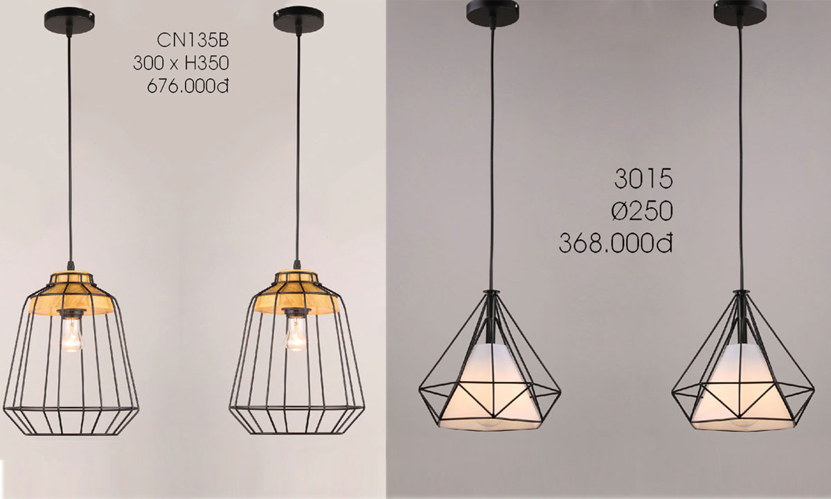 Đèn Thả Trang Trí Kiểu Dáng Hot Nhất Năm 2023